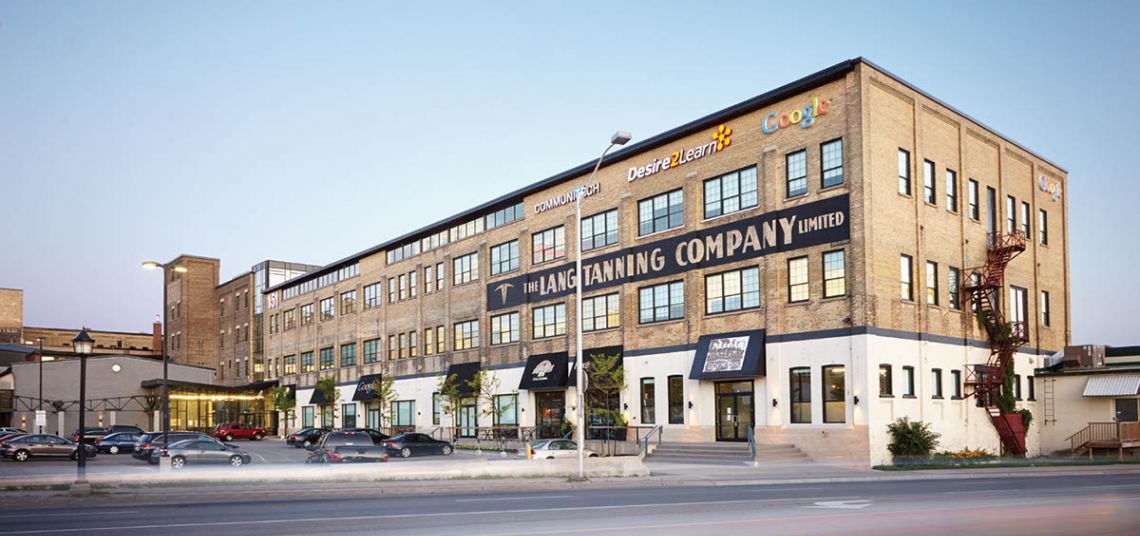 Masonry repair and restoration of the historic Lang Tannery building